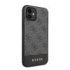 Guess GUHCN61G4GLGR iPhone 11 6,1 / Xrszary/grey hard case 4G Stripe Collection